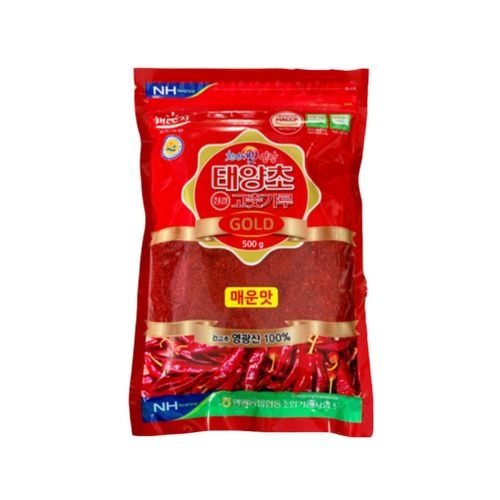 25년산 태양초 고춧가루 골드 매운맛 500g