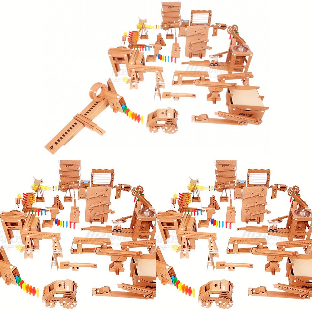 골판지로만드는골드버그장치 창의력과학레일조립 스팀교육교구 30종