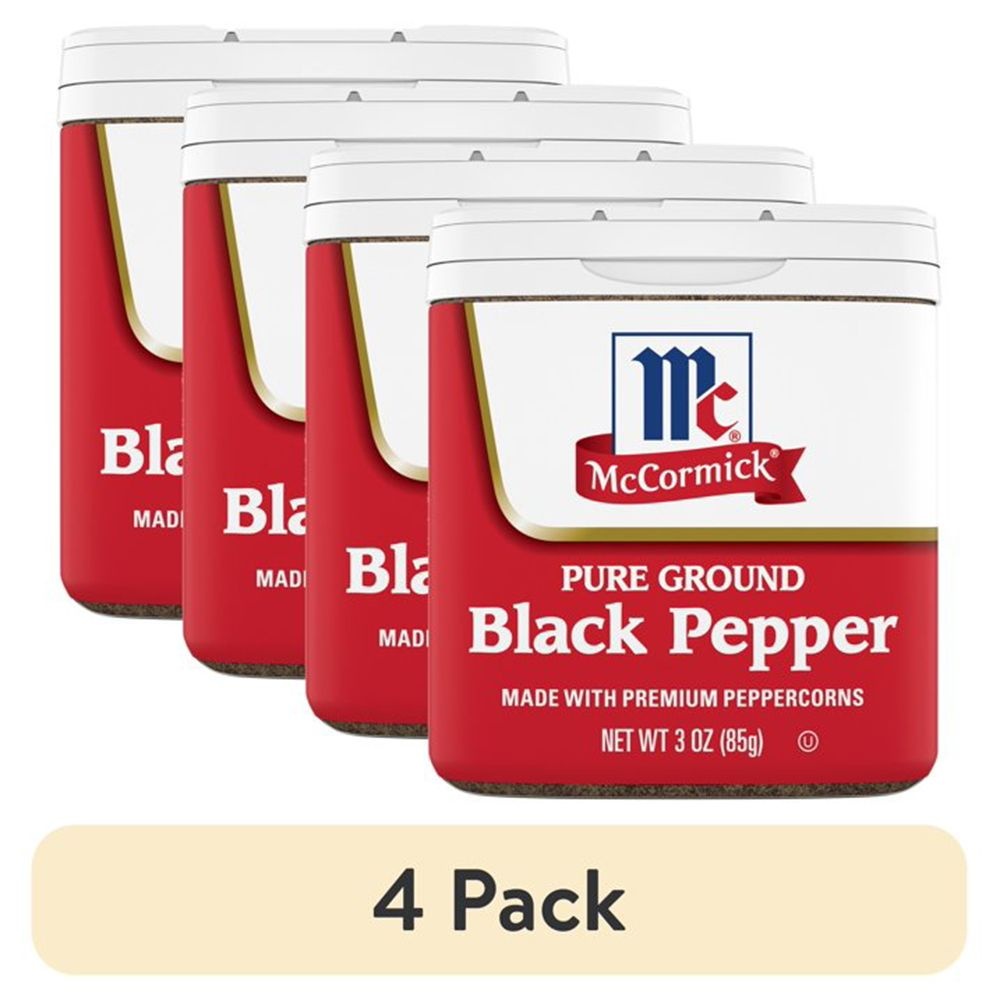 맥코믹 McCormick Pepper 그라운드 블랙 페퍼 85g 4개