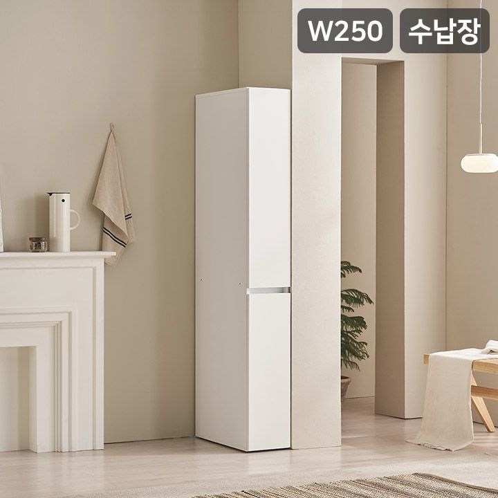 더캐빈 250 틈새 수납장 깊은 수납장(무광UV도장)