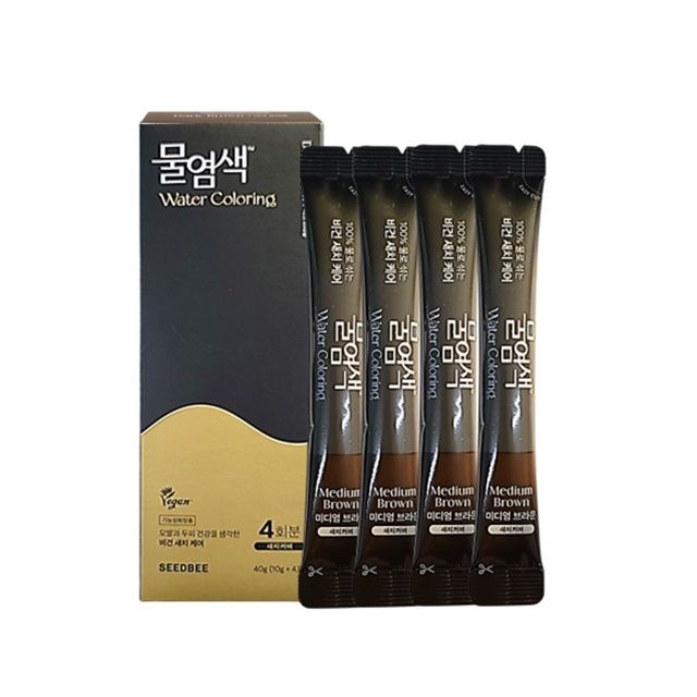 씨드비 물염색 시즌2 프리미엄 씨비드 새치커버 1박스