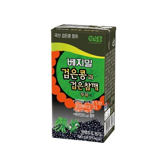 숨결 정식품 베지밀 검은콩과 검은참깨 190ml 24팩