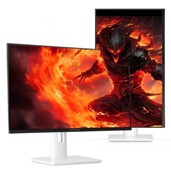 크로스오버 [Fast-IPS + 165Hz] 크로스오버 27QA950 IPS WQHD 화이트 게이밍 멀티스탠드 무결점 게이밍모니터