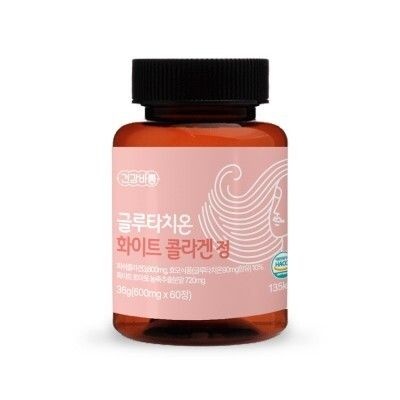건강바름 글루타치온 화이트 콜라겐 정 600mg 60정