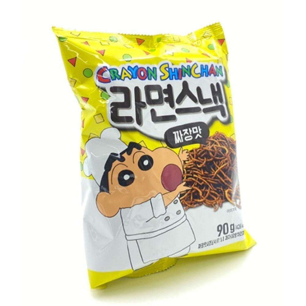 간식  라면스낵  짜장맛   90g  X  8개