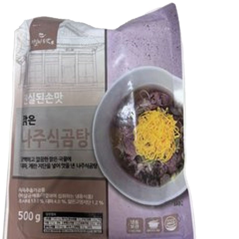 스마트웰빙협력사 진실된손맛 맑은 나주식곰탕 500g x 4팩