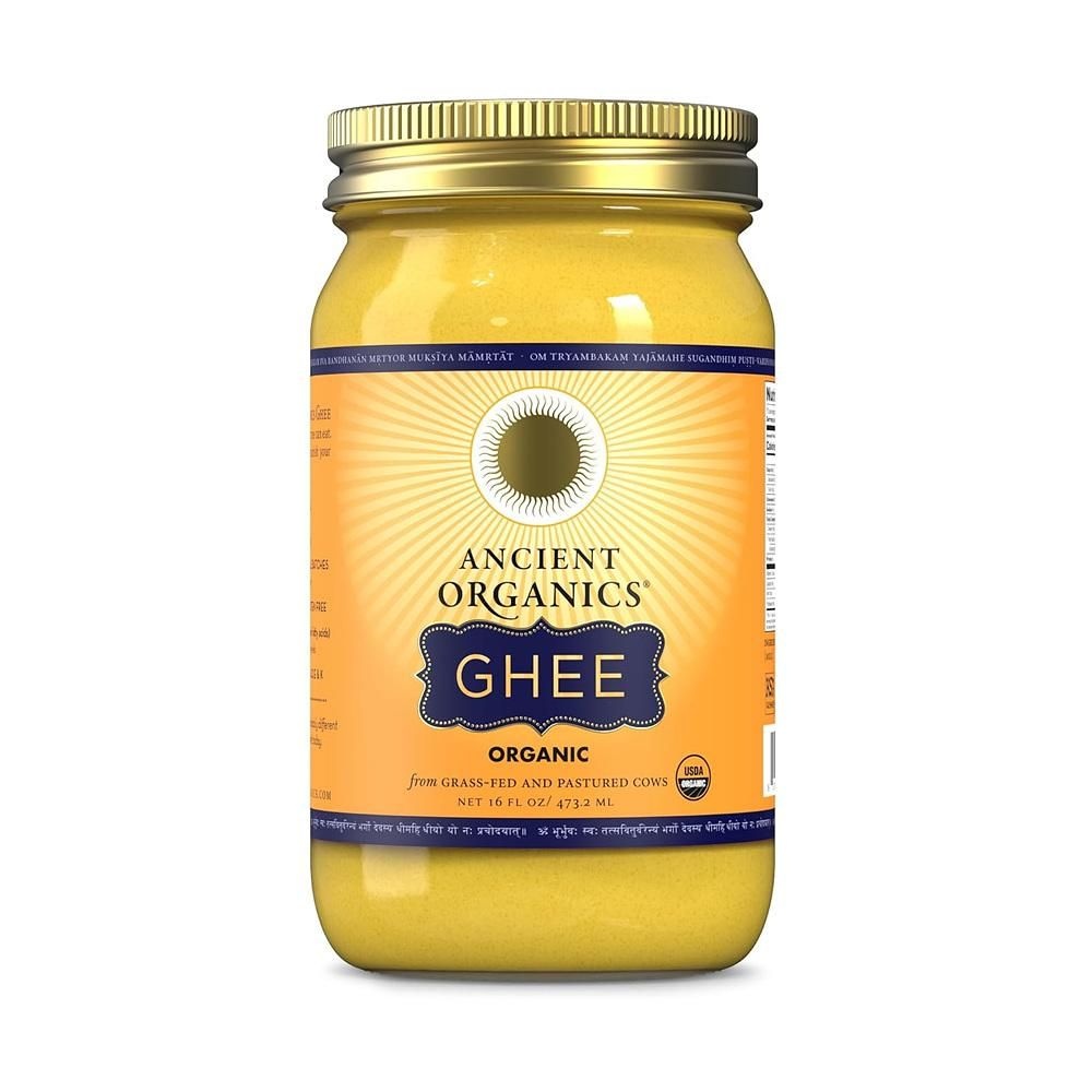 [해외] Ancient Organics 기 버터 473ml 1팩 Ancient Organics Ghee, Organic Grass Fed Ghee Butter – Gluten