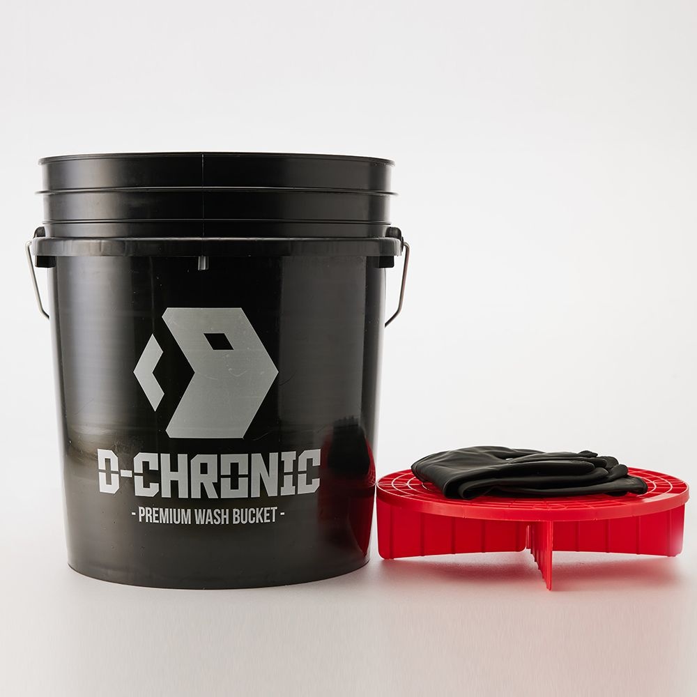 상품상세참조 디크로닉 세차 버킷 18L 그릿가드 세트 세차통 워시 박스 바스켓 거름망 양동이