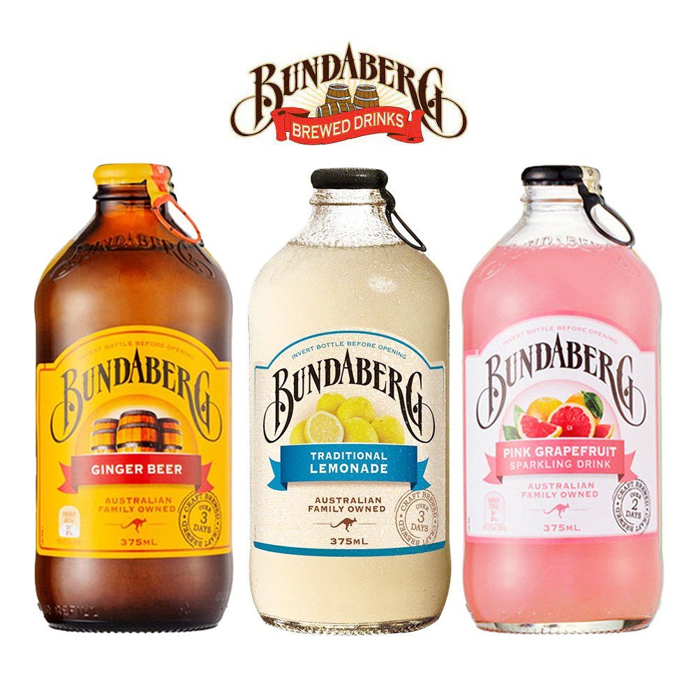 분다버그 375ml 진저비어 + 핑크자몽 + 레몬에이드 (각4병/총12병)