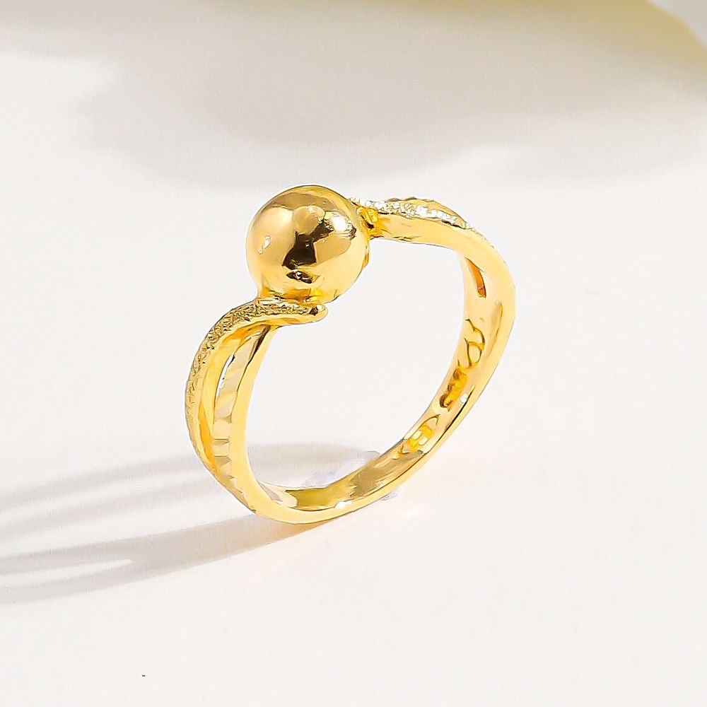 한국귀금속보석거래소] 24K 순금 반지 볼 웨이브 3.75g