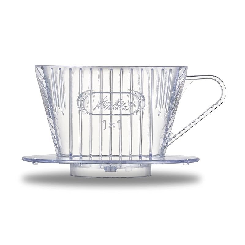 [해외] 멜리타 Melitta 커피 드리퍼 12 잔용 클리어 필터 1 × 1 메이저 스푼 포함 플라스틱제 CF-T1 × 1
