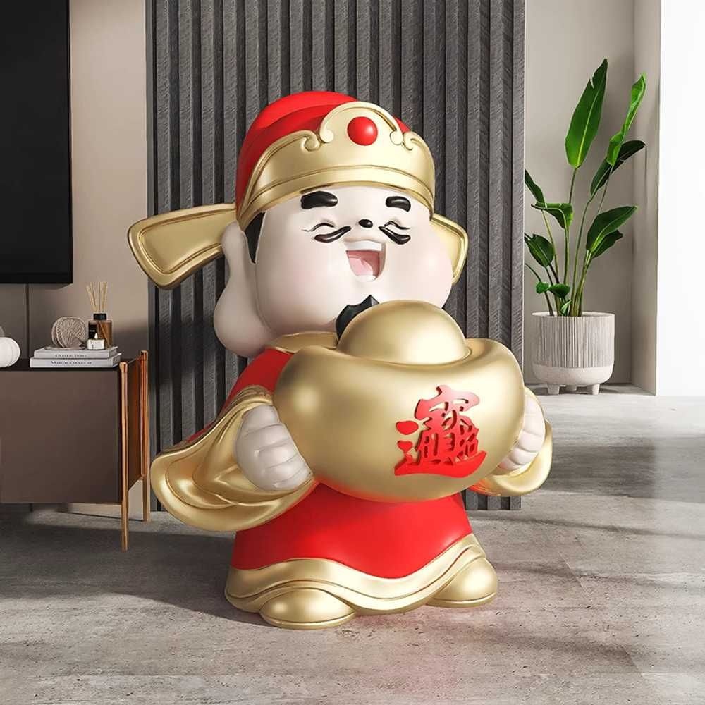 중식당 공예품 왕서방 행운 부 개업선물 입구 장식품