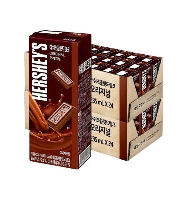 매일 허쉬초콜릿드링크 오리지널 235ML (48개)
