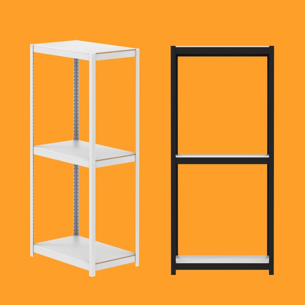 스피드랙 주방 수납장 3단 가로 x 깊이 500 400 1950 mm 큰 수납선반 식자재 부엌 정리 선반랙 리폼 스피드랙