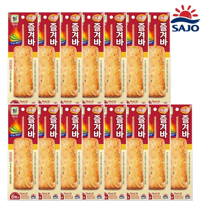 사조 대림선 매콤즐겨바 70g X 15개
