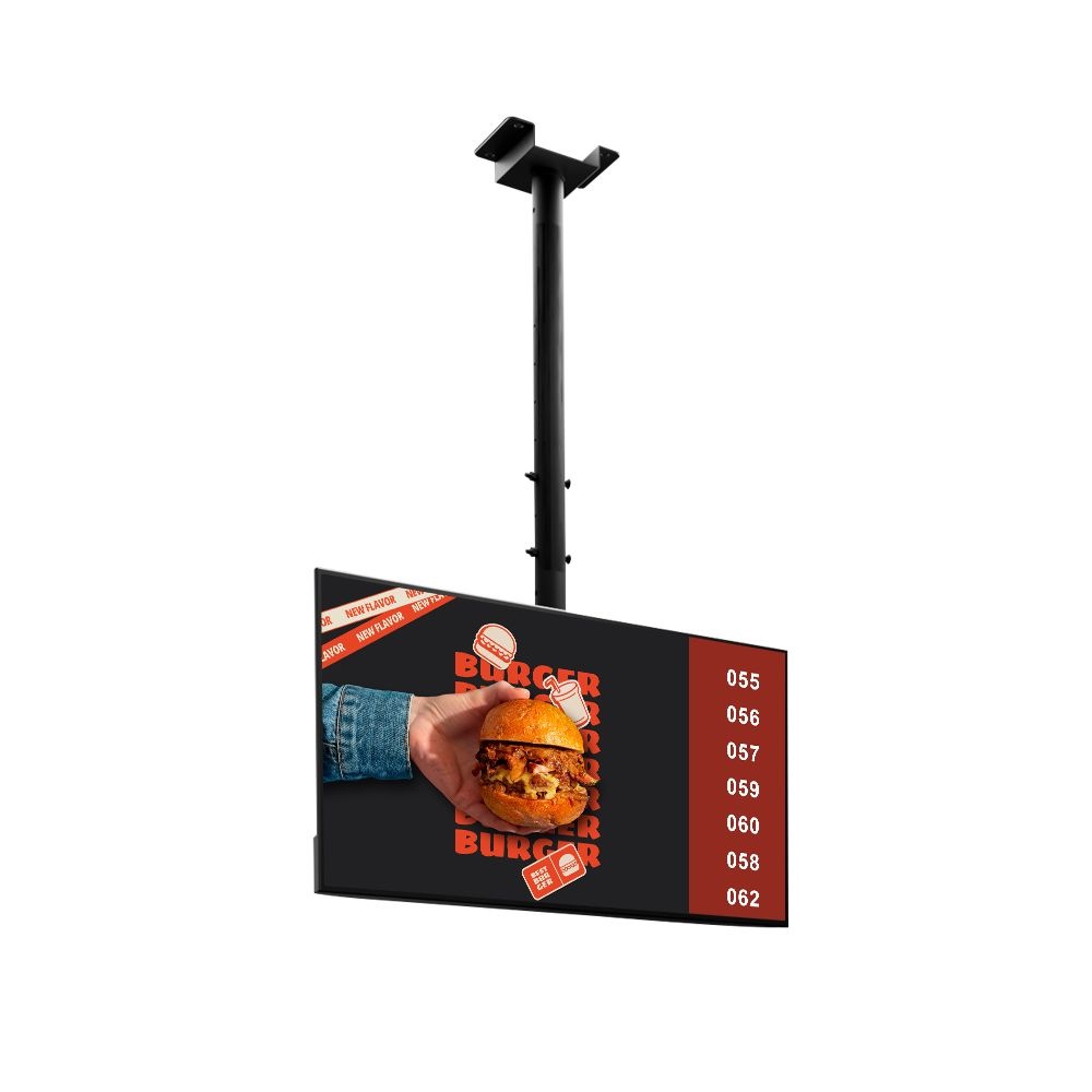 카멜 광고용 DS콜 탑재 순번호출 천장형 사이니지 CDS3220+DSCall+CB32