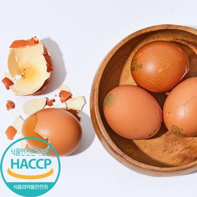 더단골 HACCP 맥반석 구운계란 대란 / 60구 + 소금 2봉
