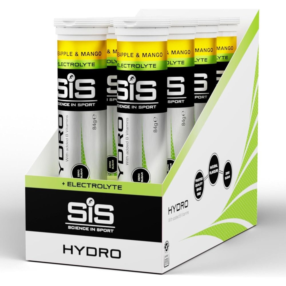 SiS 하이드로 전해질 발포정제 20정 x 8팩 파인애플 망고맛