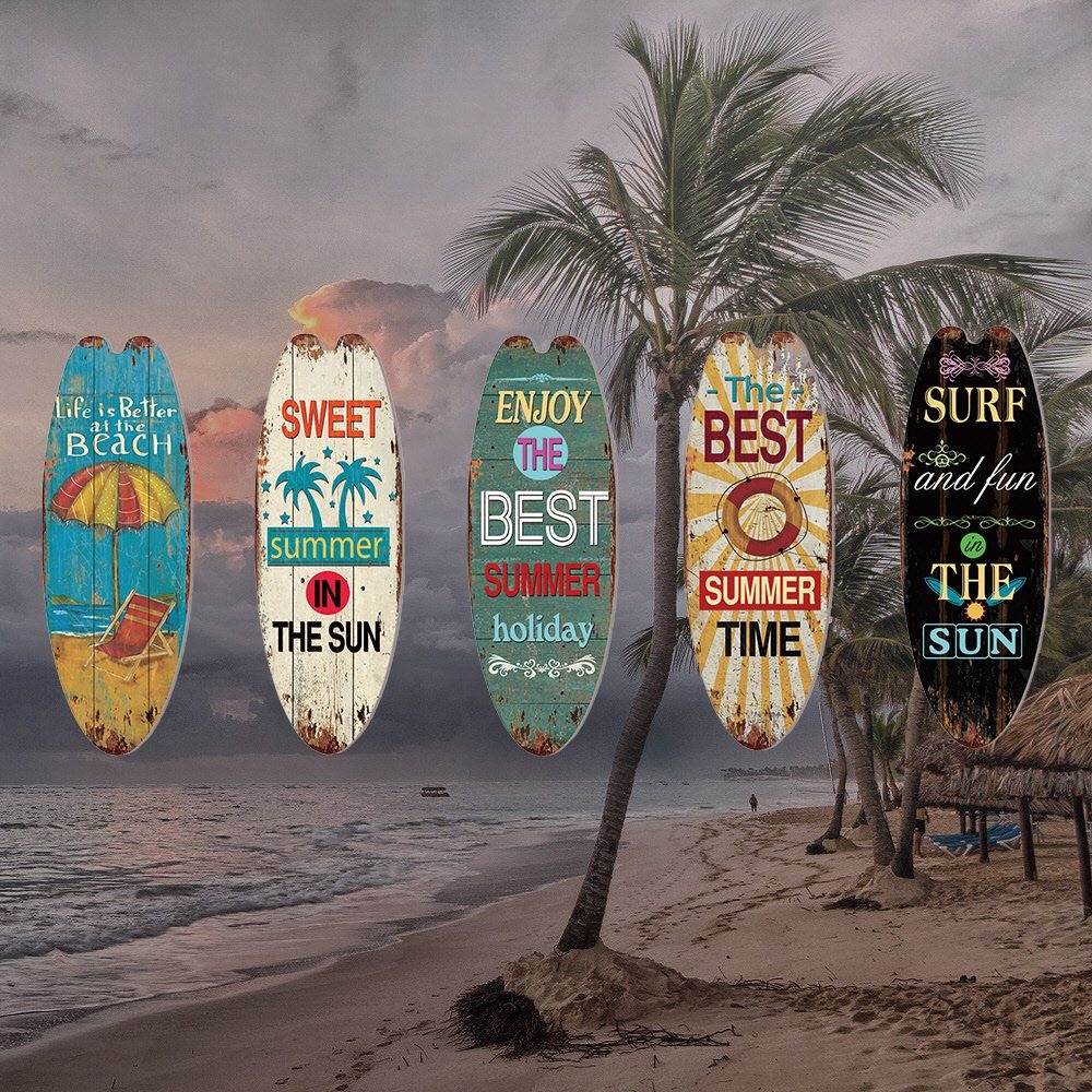 (무료배송) 장식 서핑보드 스내지/감성자극/지중해느낌/모든심플스타일/빈티