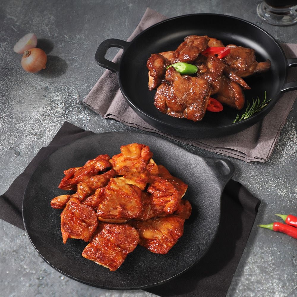 한솔 (현대Hmall) [춘천식닭갈비] 통닭다리 매운닭갈비 3팩 + 간장닭갈비 3팩 (각600g 총3.6kg)