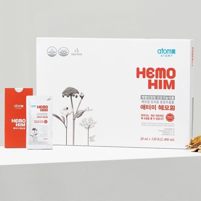 콜마비앤에이치(주) 애터미 헤모힘 120포 2개월분 면역강화 피로개선 선물