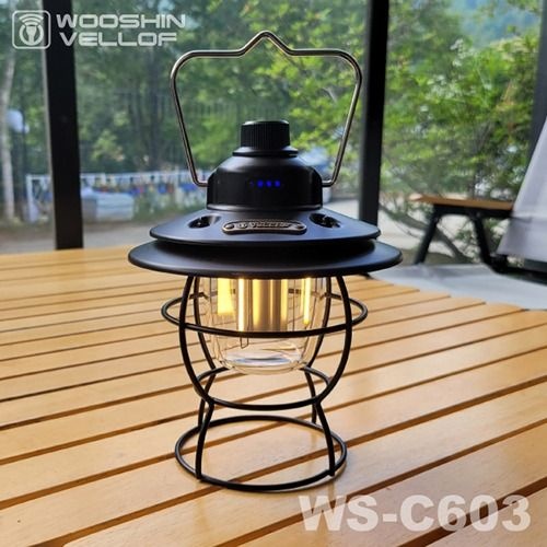 클래식 충전 캠핑 랜턴 C타입 색상 랜덤 발송 WS-C603