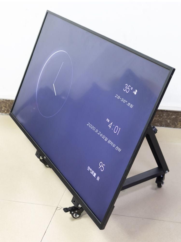 [해외] 프롬프터 거치대 이동식 TV 모니터 바닥 행사 브라켓