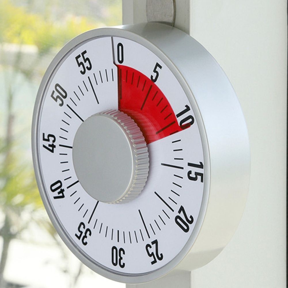 갓생쇼핑]건전지없는 테엽타이머 한시간 기계식 시간계산기 측정기