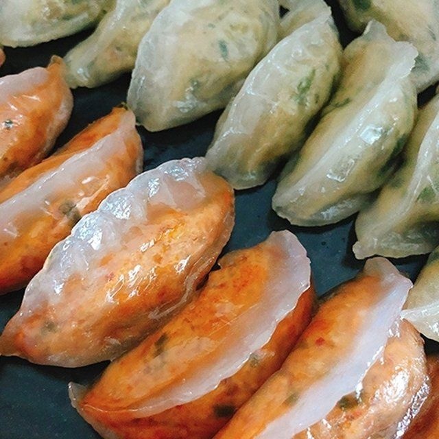 [귀빈정] 와따~~맛있다! 금상첨화 감자피 쫄깃한~투명만두2종