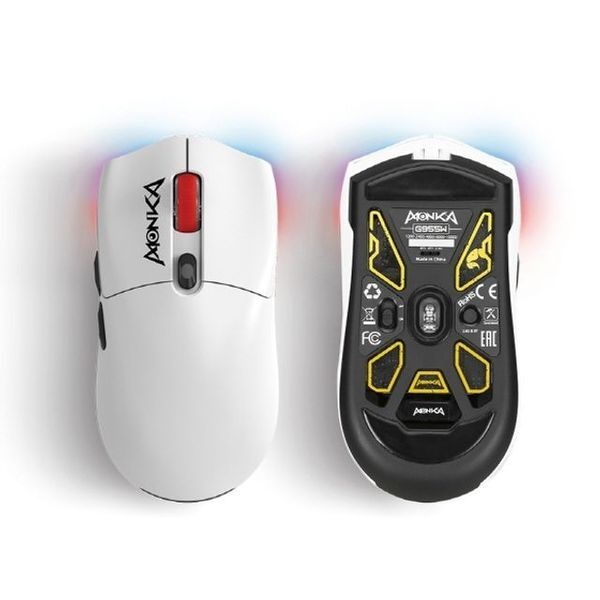 알티피아 [하프클럽/알티피아]몬카 MONKA 유무선 게이밍 마우스 G995W GURU (화이트