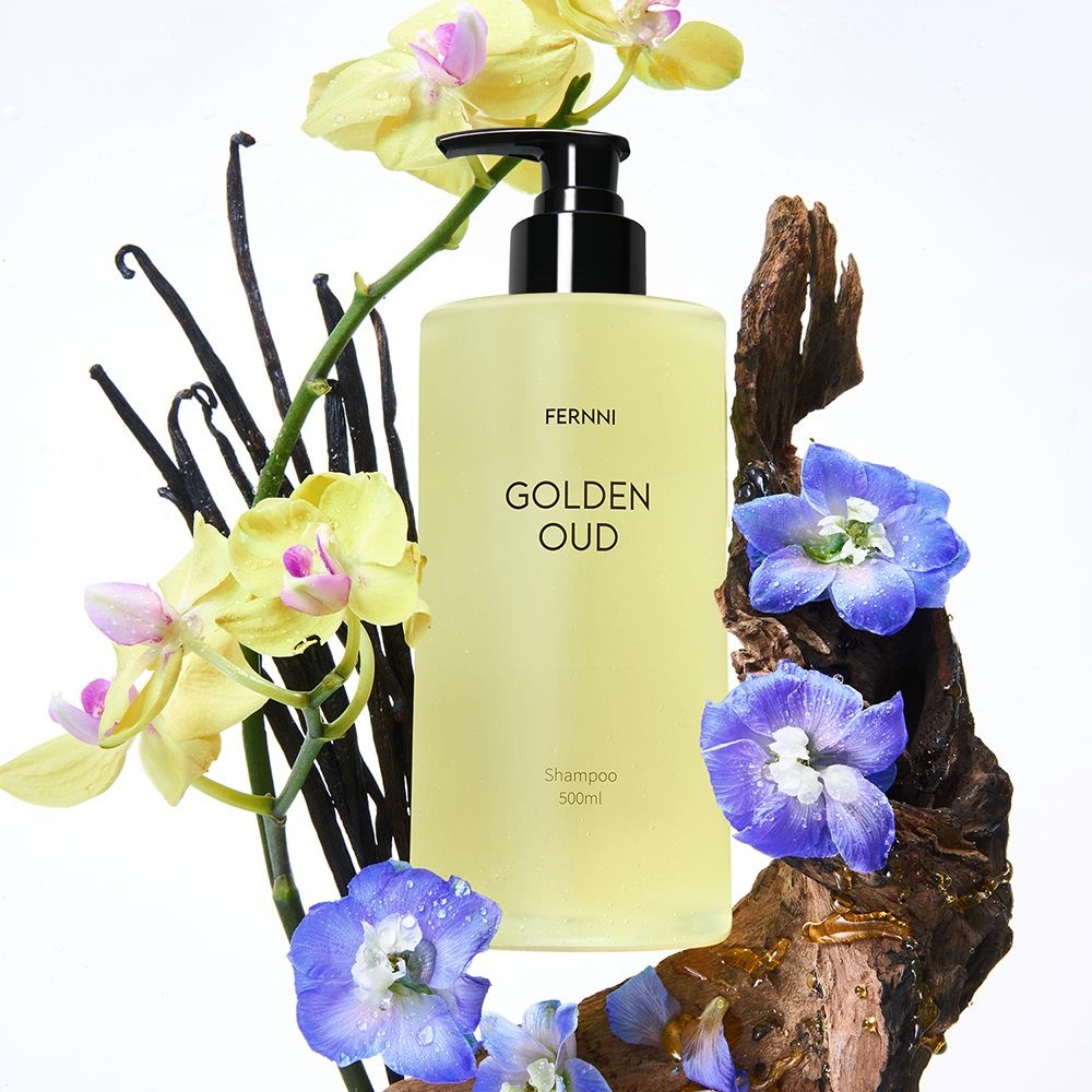 페르니 아쿠아 퍼퓸 샴푸 골든 오우드 500ml 3EA