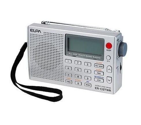 [해외] ELPA 미니 소형 휴대용 라디오 AM FM 단파 장파 ER-C57WR