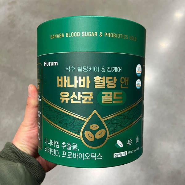 휴럼 바나바 혈당앤 유산균 골드 2g x 100P