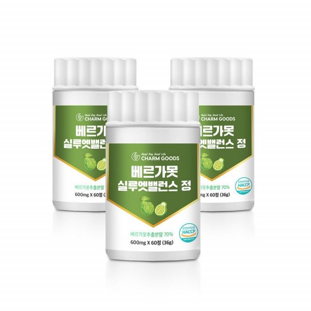 베르가못정 스코파린 아탈리안 베르가못 폴리페놀 BPF 지중해식식단 페리딘 비세닌 60정 3통