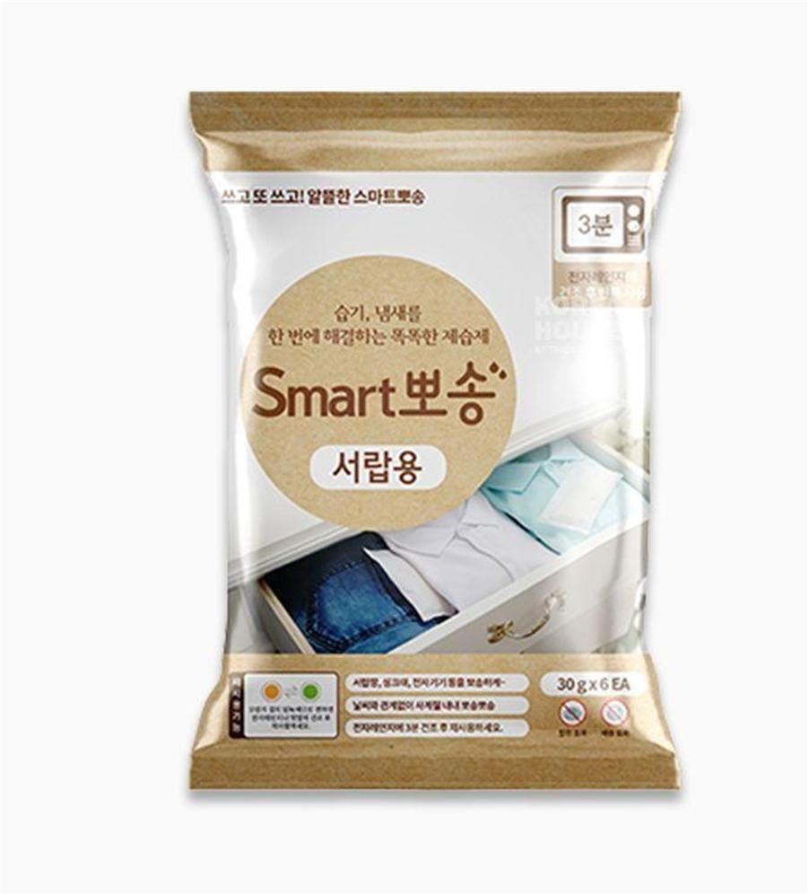 스마트뽀송 제습제 서랍용 30g 6개 습기제거 곰팡이 냄새 해결