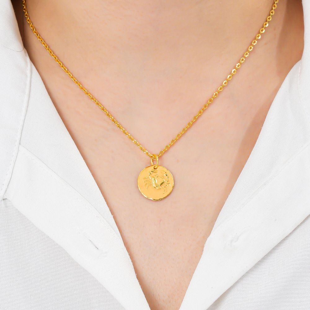 한국귀금속보석거래소] 24K 순금 펜던트 코인 게자리 메달 3.75g