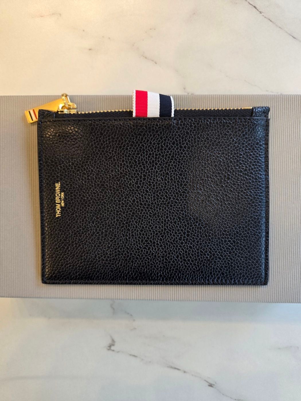 톰브라운 코인 미니파우치 지갑 블랙 MAW027L 00198 001