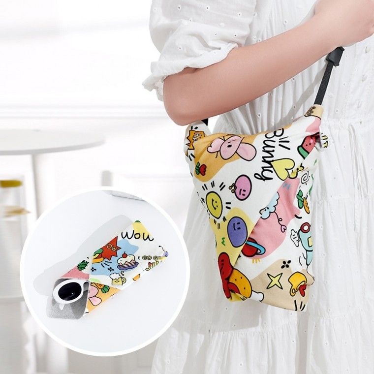 큰손할인 협력사 매직파우치 카메라 화장품 더스트백 다용도 손수건 보자기 자가점착 휴대용 접이식 랩파우치