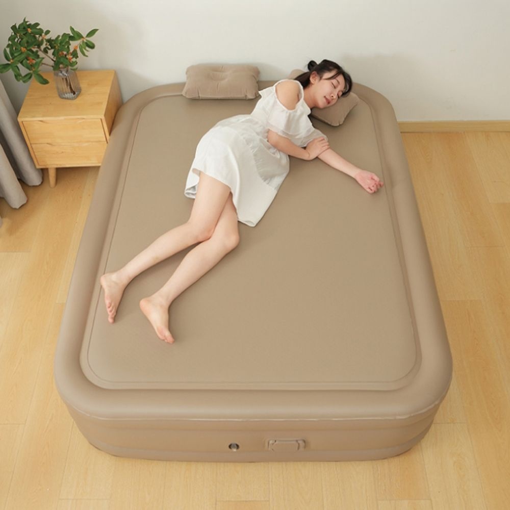 휴고 이중공간지 에어매트 DWF 휴대용 캠핑매트 야외 매트리스 HMAXAIR M2-25 M2-40 내장펌프