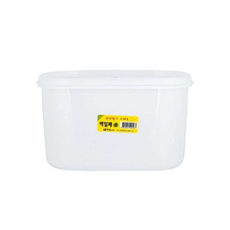 디디샵 국산 백색 밀폐용기 백밀폐 6호 (500567)