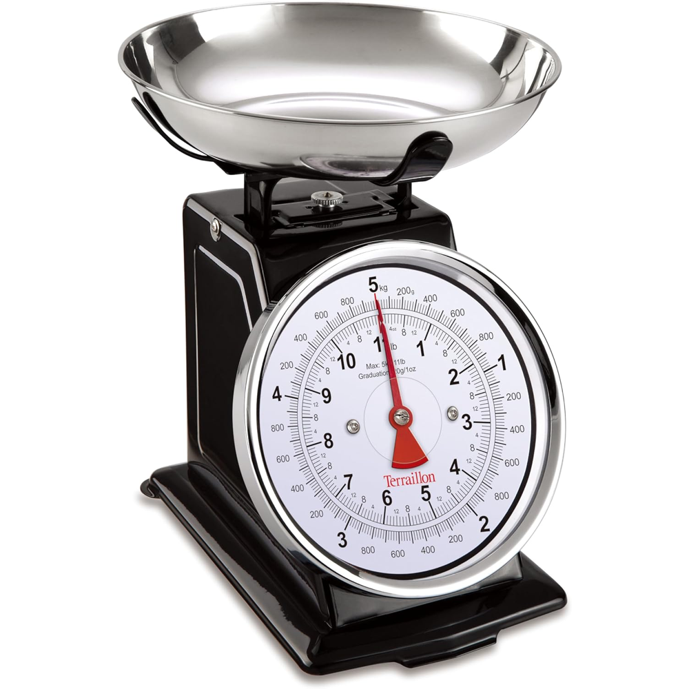 [해외] 테라리온 Hanson T500 레트로 주방 저울 블랙 5kg