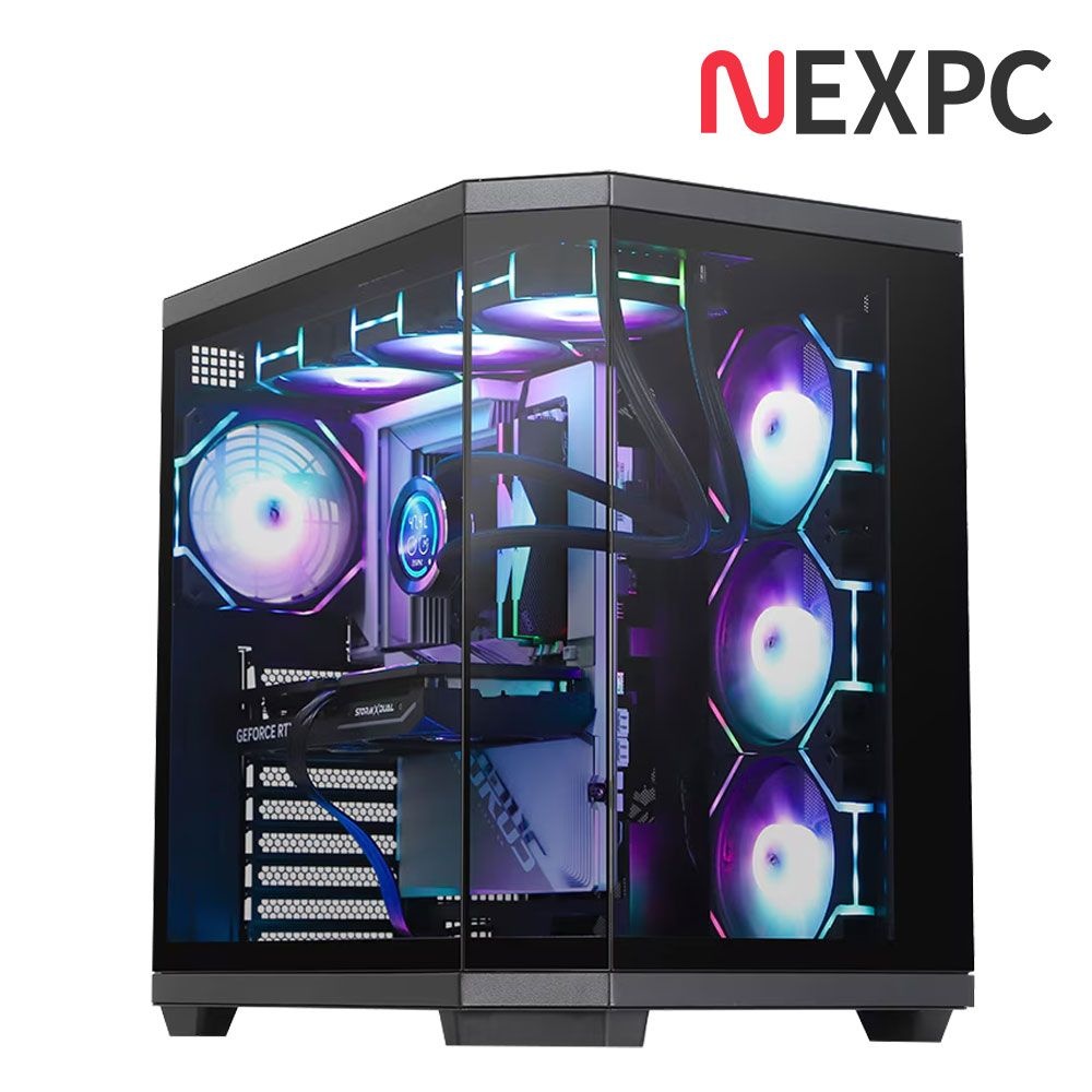 넥스피씨 RTX5090 조립pc본체 배그 롤 디아4 고사양 게임용 데스크탑 U7 265KF Z118