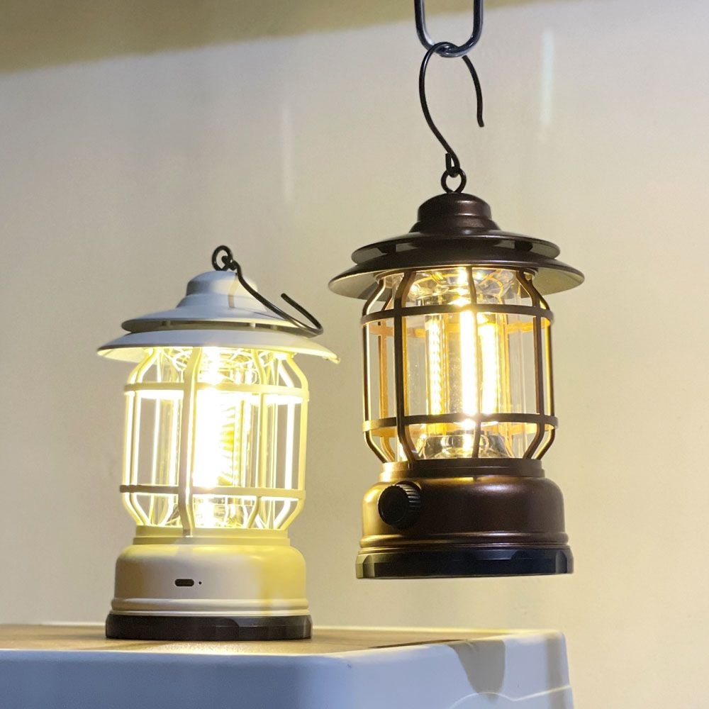 BFL 버팔로 캠핑 걸이식 랜턴 C타입 충전 조명 램프 LED 감성 빈티지 토리 랜턴