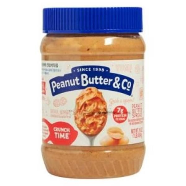 올가 올가 피넛버터앤코 땅콩버터 크런치타임 (454g) 454g 티타임 홈카페 선물용 팬케익 탕비실 식빵 와플 모닝빵 시럽