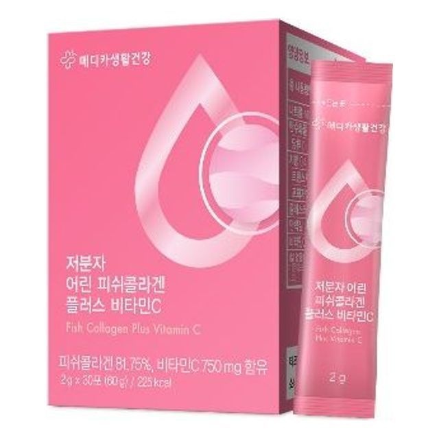 펩타이드 피쉬 어린 저분자 콜라겐 x 2g 30포 비타민C