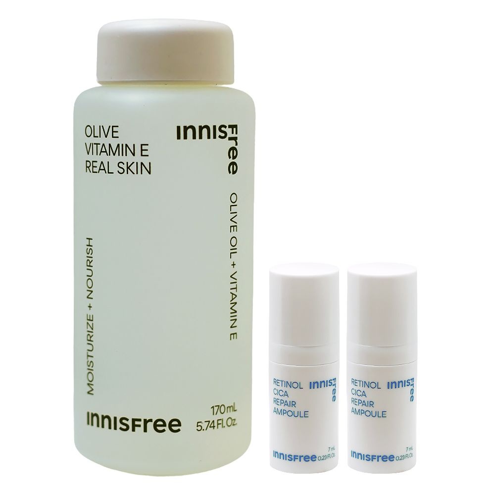 이니스프리 올리브 비타민 E 리얼 스킨+(시카 앰플7mlx2개 증정)