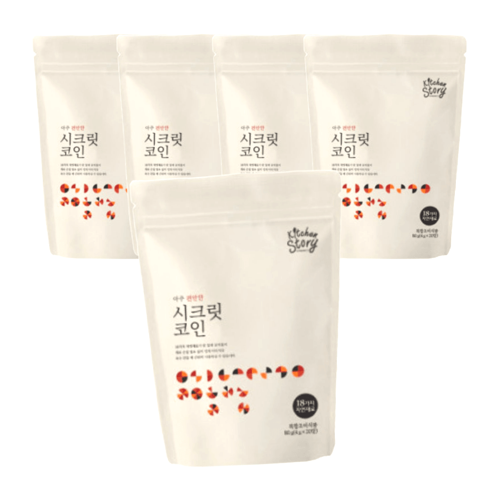 빅마마 시크릿코인 편안한 맛 육수 코인 5팩 100알