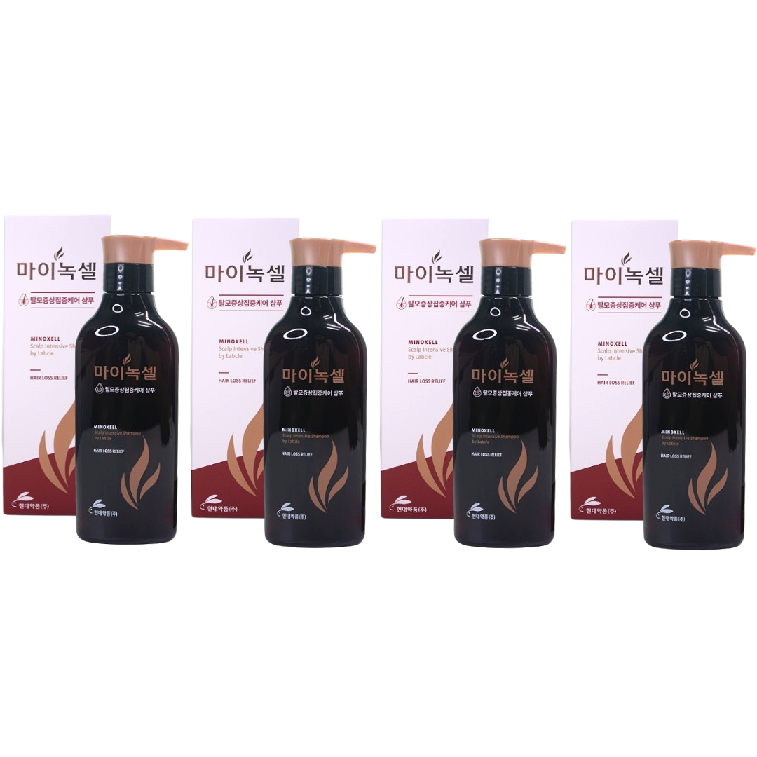 상세페이지 참조 마이녹실샴푸 탈모 마이녹셀샴푸 400ml 4박스
