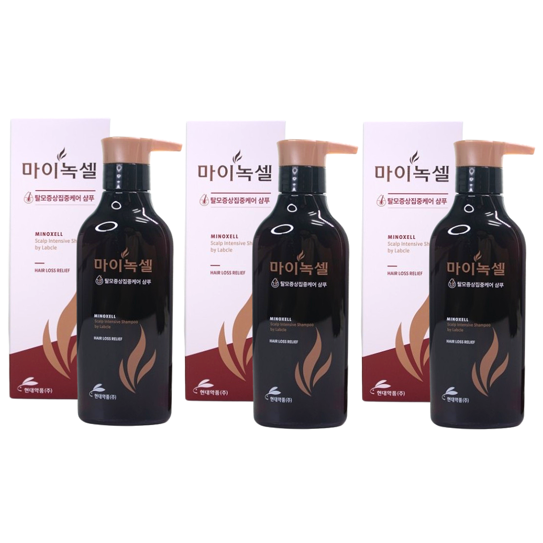 상세페이지 참조 마이녹실샴푸 탈모 마이녹셀샴푸 400ml 3박스