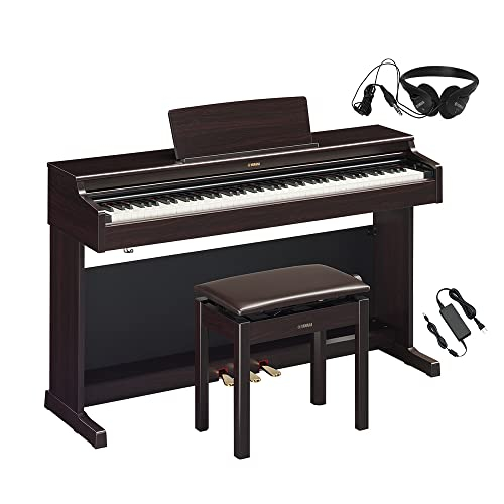 YAMAHA [해외] YAMAHAARIUS YDP-165R (뉴더 클로즈우드 조종) 고저자재 의자 부속 아리우스 전자 피아노